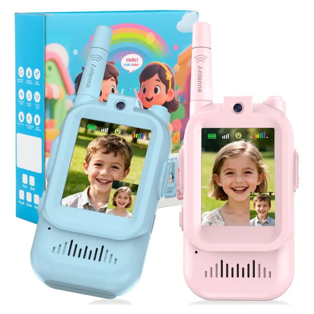 GENERICO - Walkie Talkie Para Niños Con Videollamada