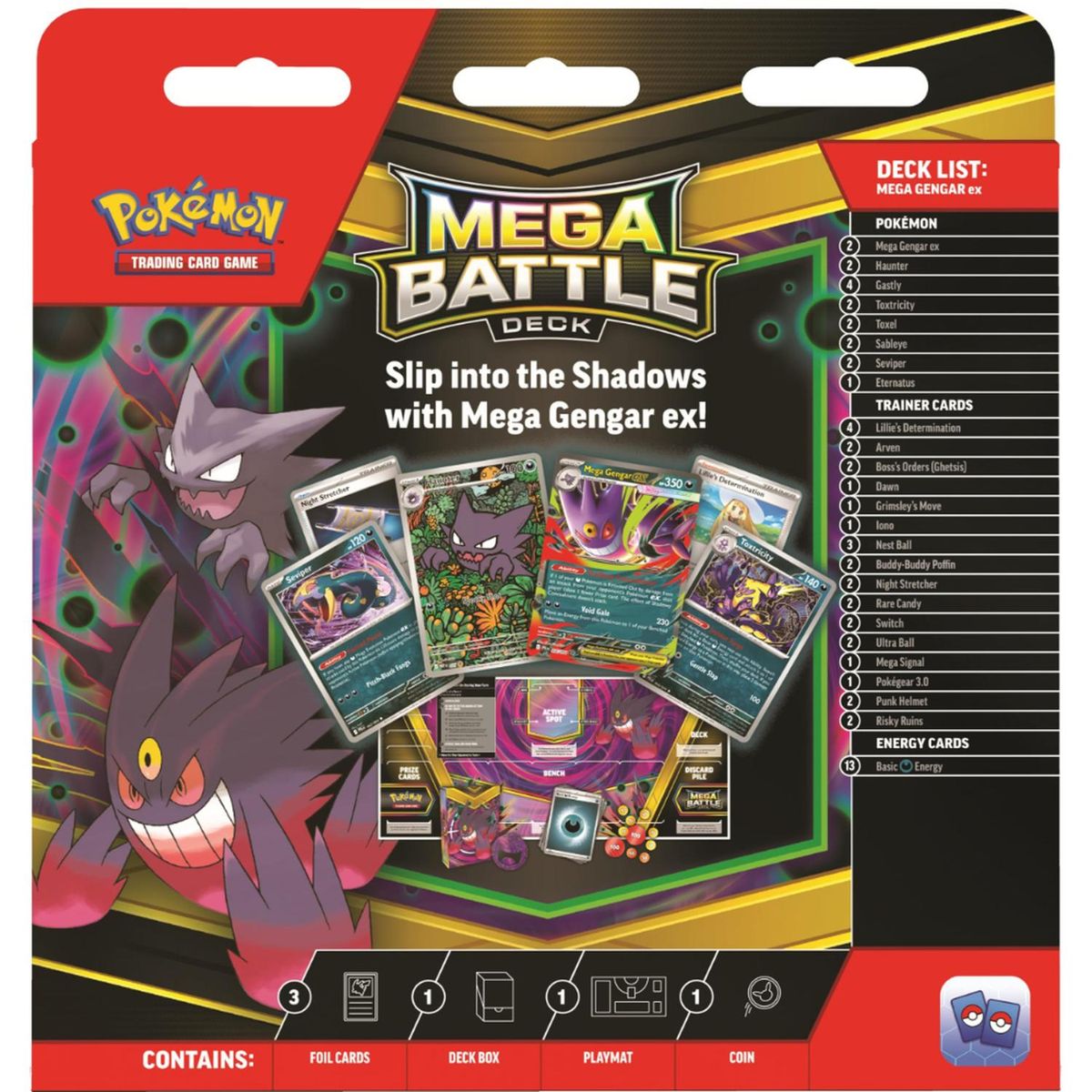 POKEMON - POKEMON PACK 2 MAZOS MEGA GENGAR EX Y DIANCIE EX ESPAÑOL