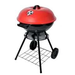 GENERICO - BARBACOA PARRILLA PORTATIL CON RUEDAS JARDIN