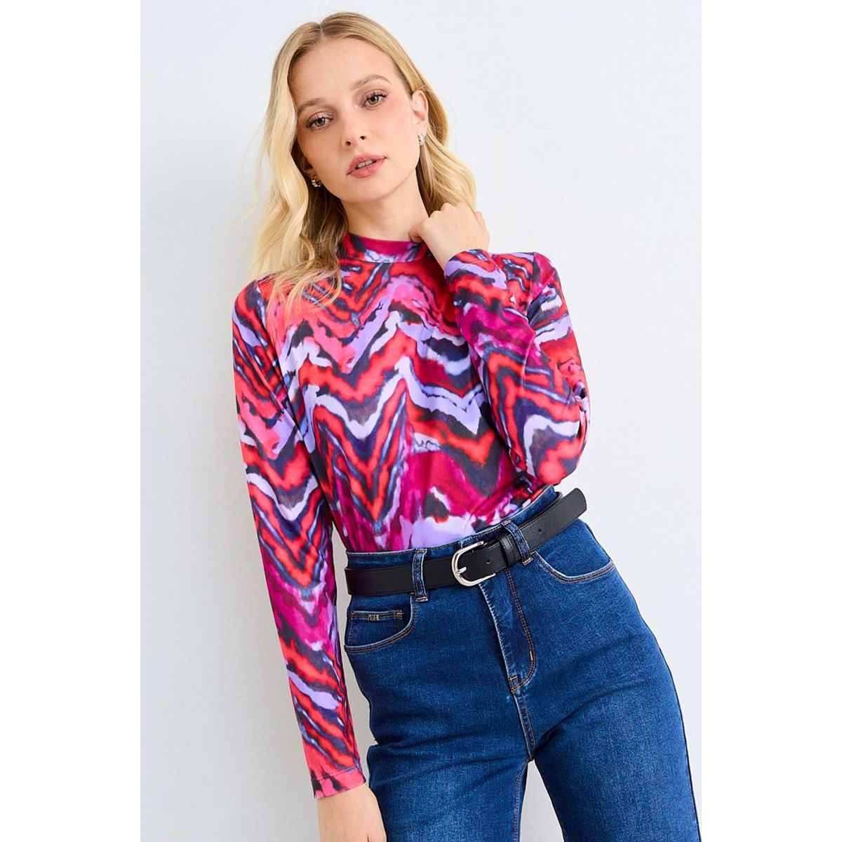 ASH - Polera Fantasia Mujer Rojo Ash