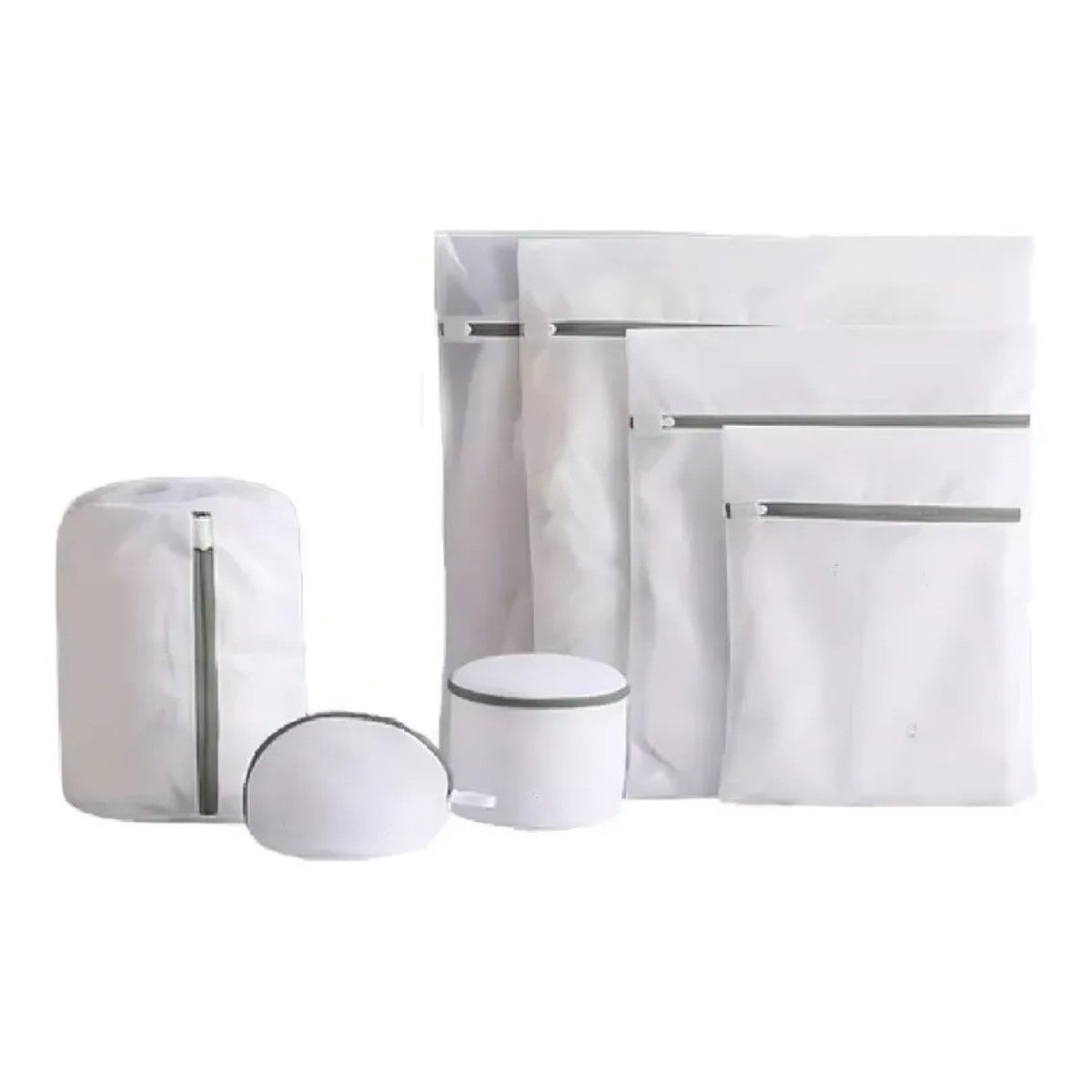 GENERICO - Bolsas Para Lavar Ropa Delicada Color Blanco 7 Unidades BELUG