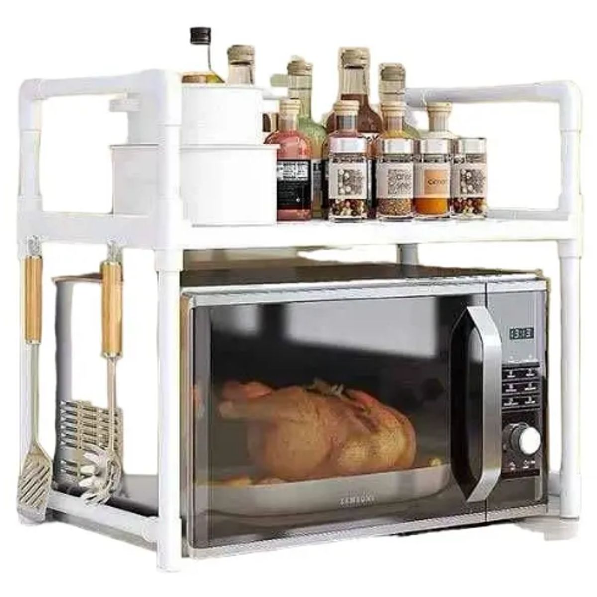 GENERICO - Rack Estante Organizador Repisa Microondas Hogar Cocina