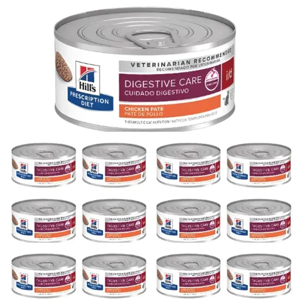 HILLS - Alimento Hills Prescription Diet Digestive Care id Para Gato Sabor Pollo 156g X12u