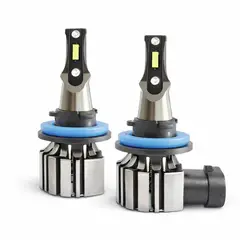 GENERICO - Kit Ampolletas LED H11 12V Luz Blanca 2 Unidades Automotriz
