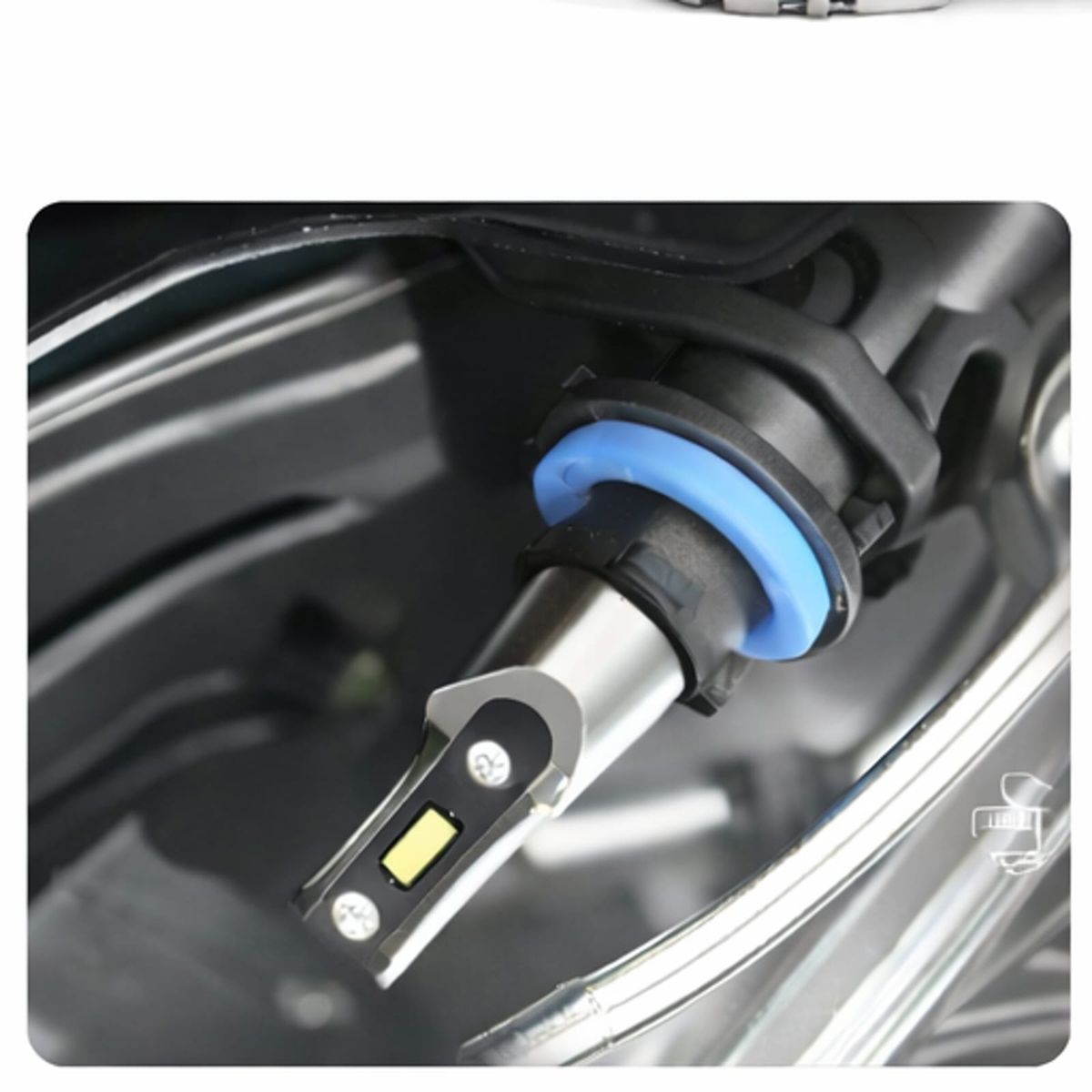 GENERICO - Kit Ampolletas LED H11 12V Luz Blanca 2 Unidades Automotriz
