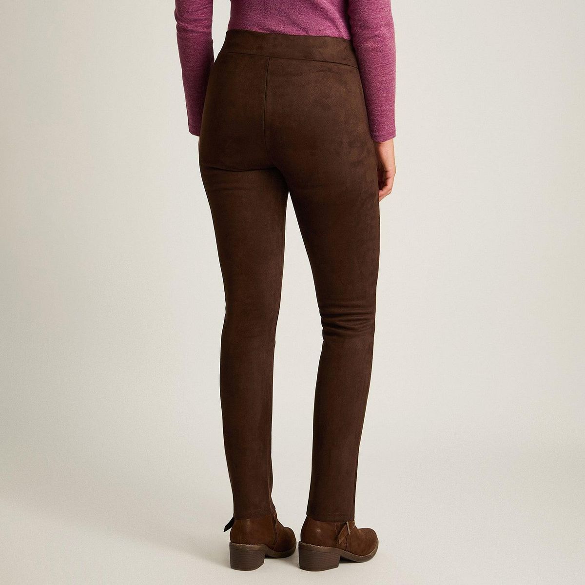LORENZO DI PONTTI - Calza Café en Suede Slim