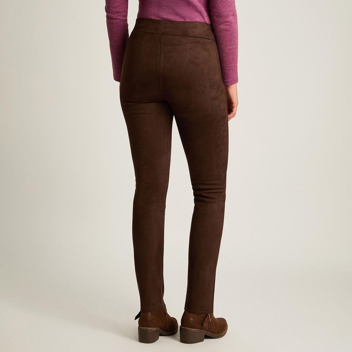 LORENZO DI PONTTI - Calza Slim Mujer Café