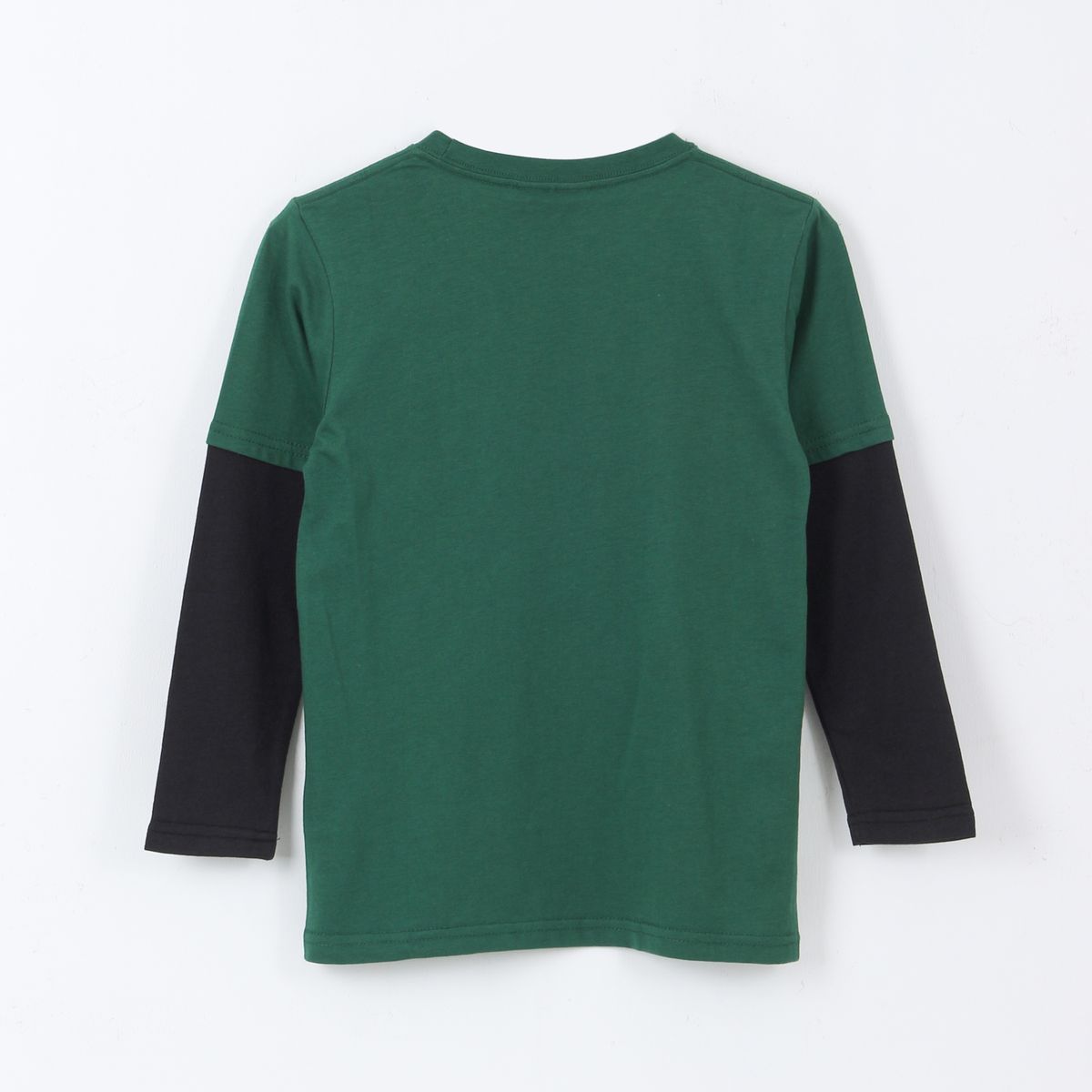 MINECRAFT - Polera Doble Manga Niño Creeper Verde Minecraft