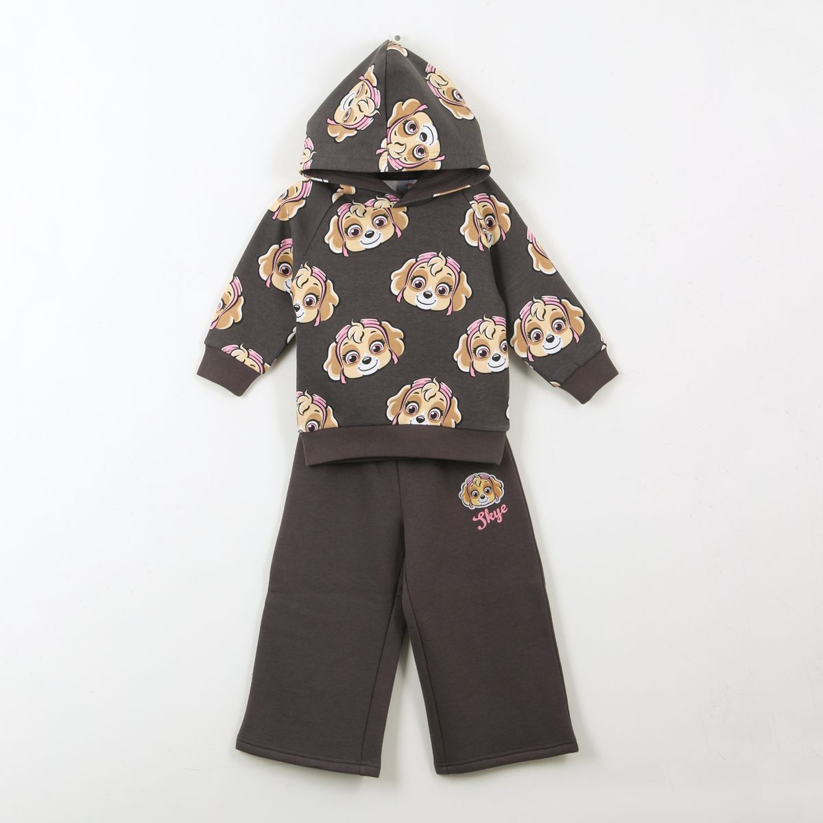 PAW PATROL - Conjunto Buzo Niña Full Print Skye Gris Paw Patrol
