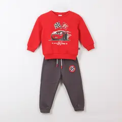 DISNEY - Conjunto Buzo Niño Rayo McQueen Cars Rojo