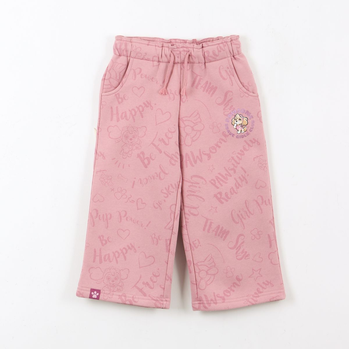 PAW PATROL - Pantalón de Buzo Niña Palazzo Skye Rosado Paw Patrol