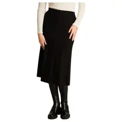 LORENZO DI PONTTI - Falda Midi Mujer Negro