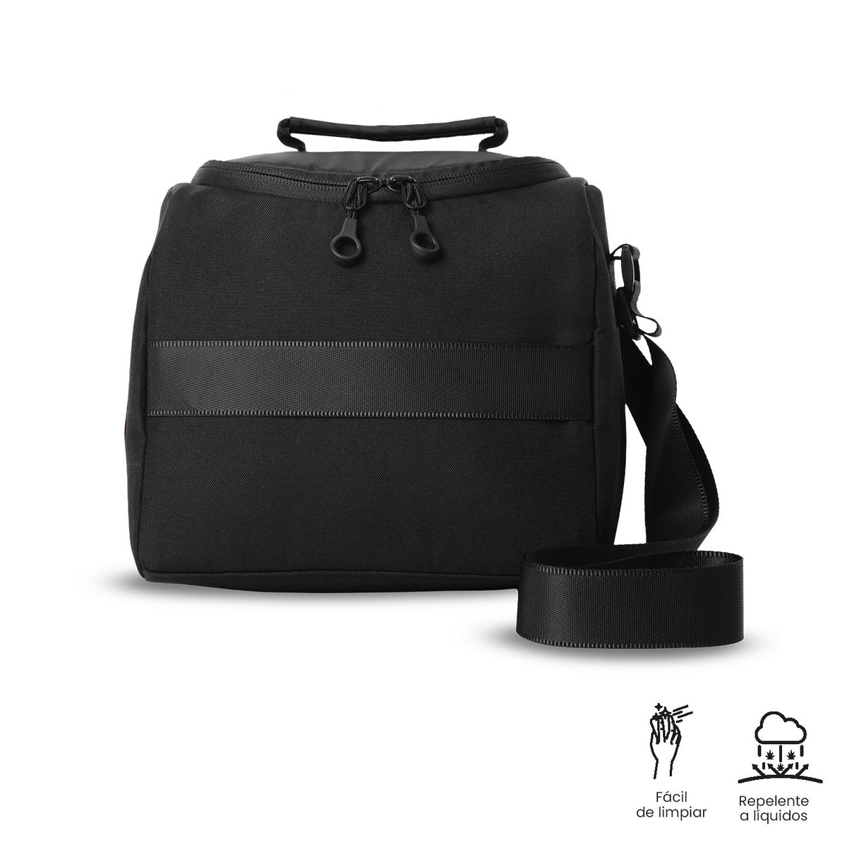 TOTTO - Lonchera Térmica Steif Grande Negra