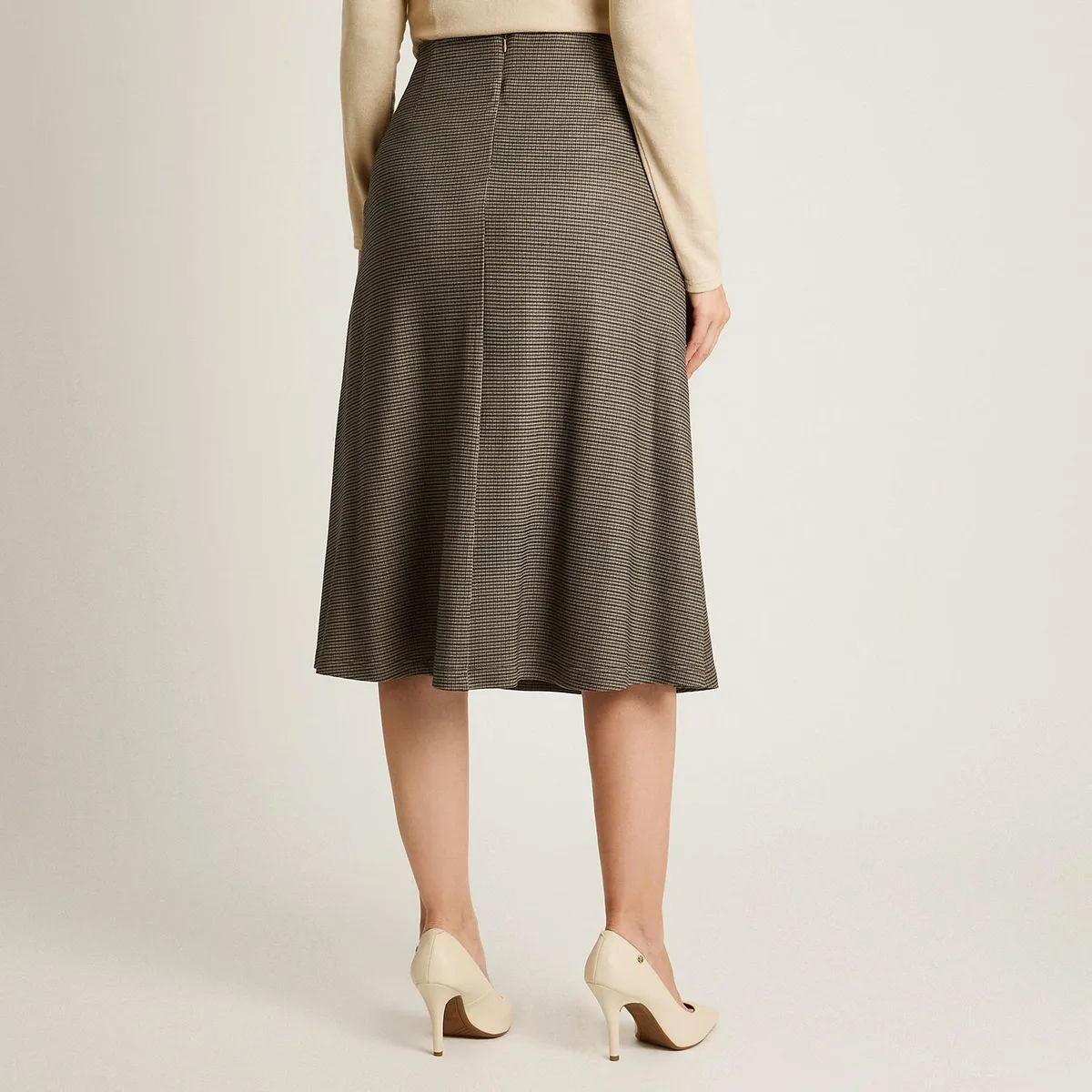 LORENZO DI PONTTI - Falda Midi Mujer Gris