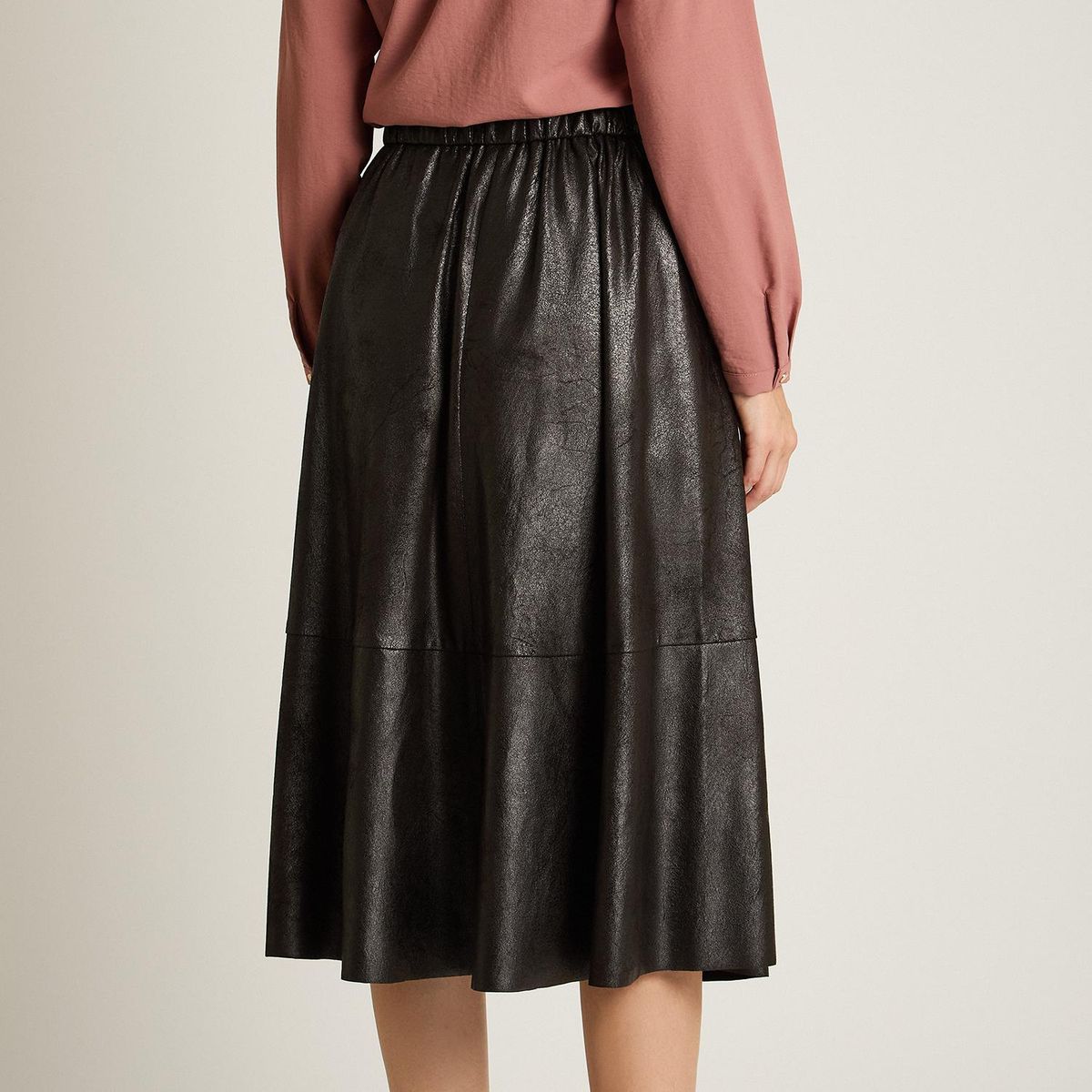 LORENZO DI PONTTI - Falda Midi Mujer Negro