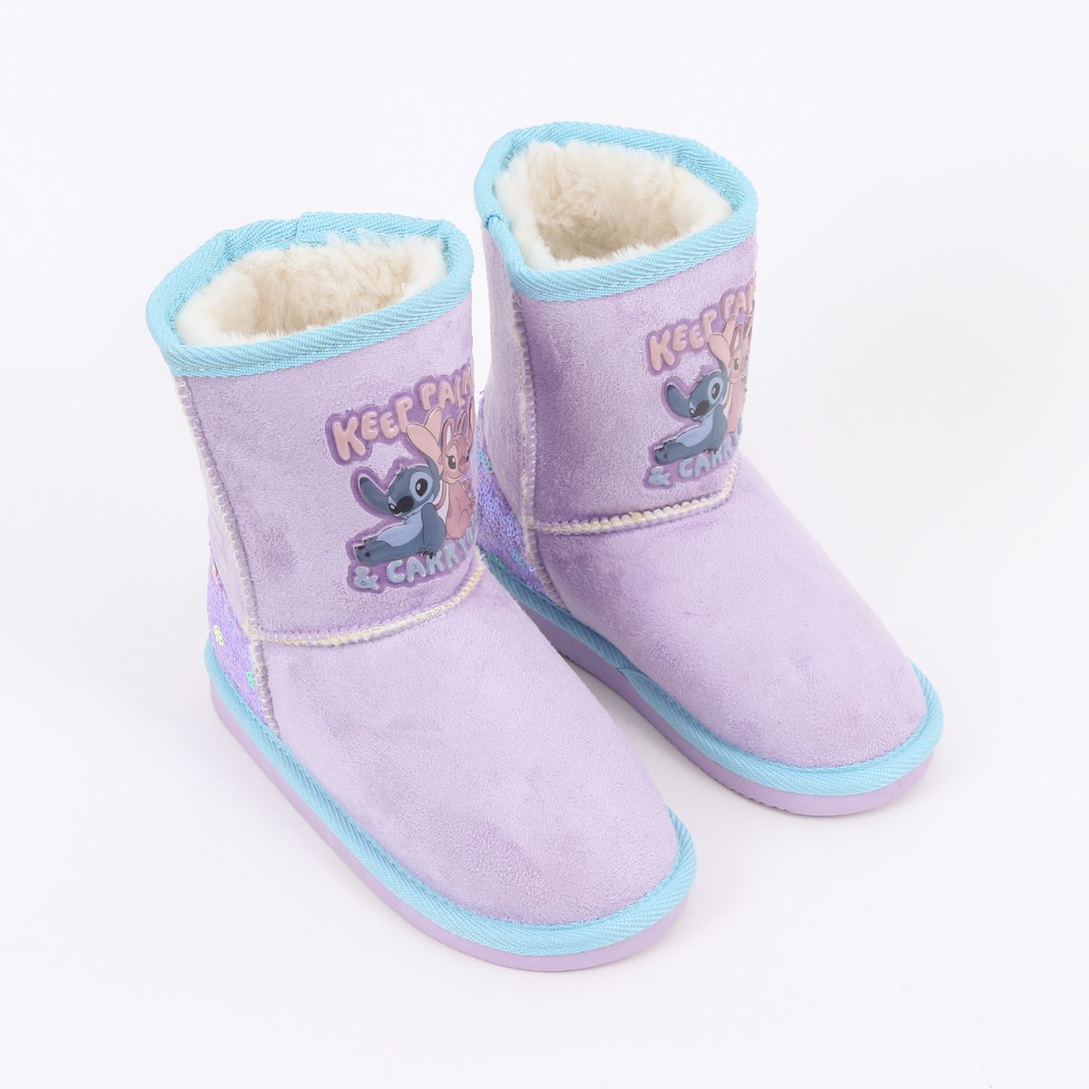 DISNEY - Bota Niña Chiporro Keep Palm Lilo & Stitch Morado Disney