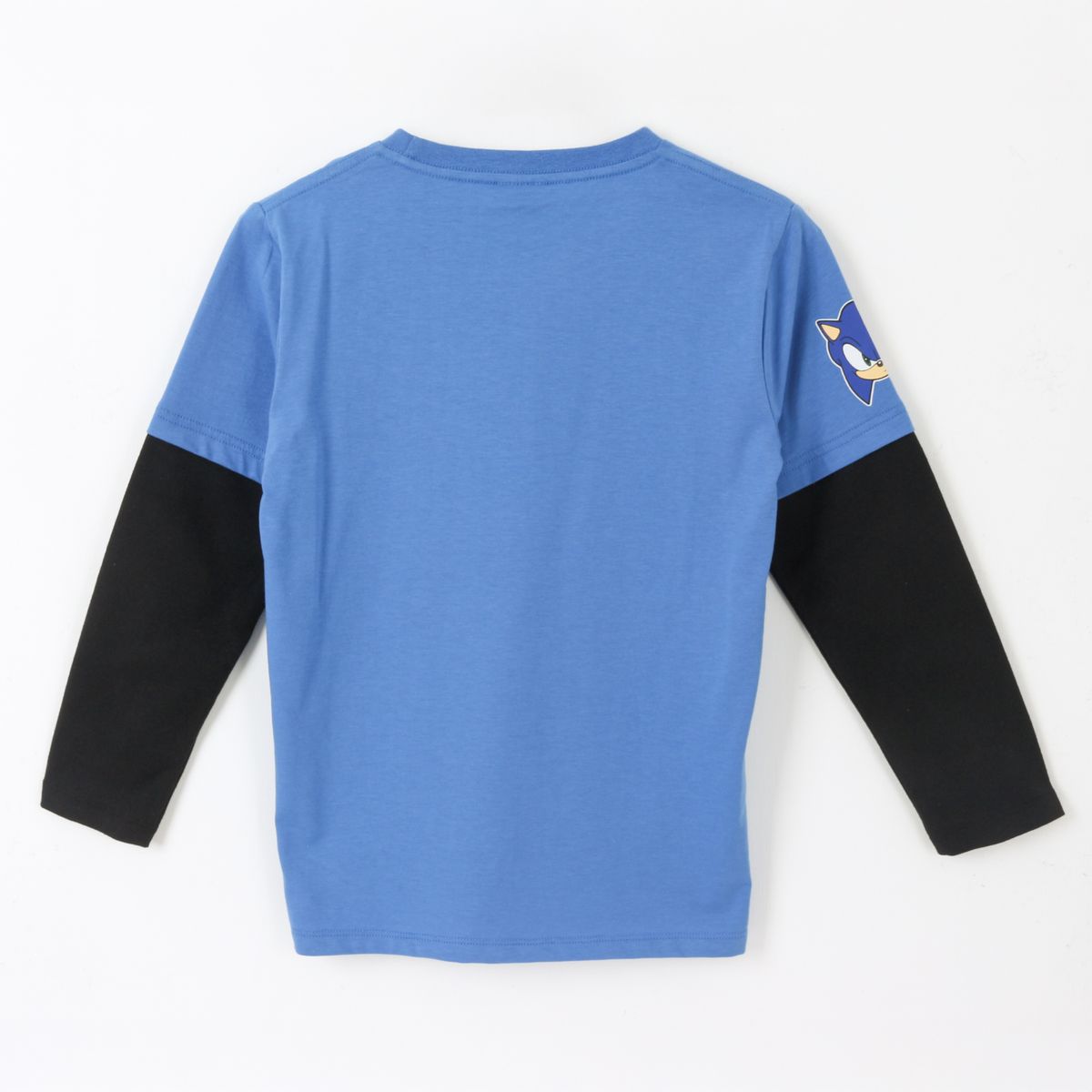 SONIC - Polera Doble Manga Niño Personajes Azul Sonic