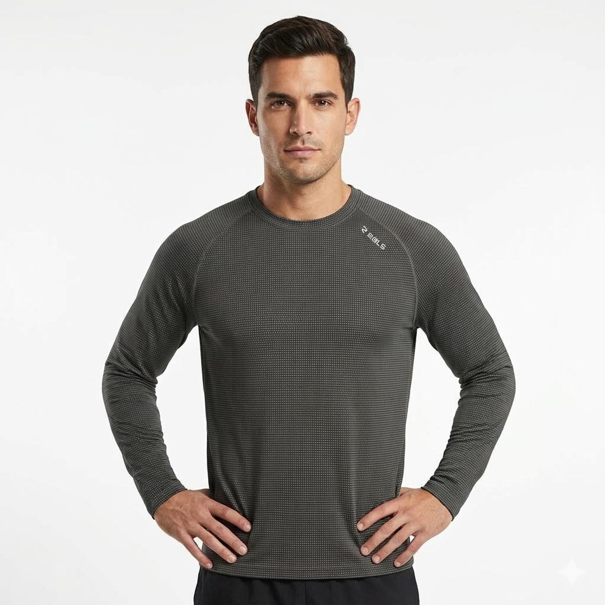 360 - Camiseta Térmica Hombre RBLS Bamboo Blackwhite