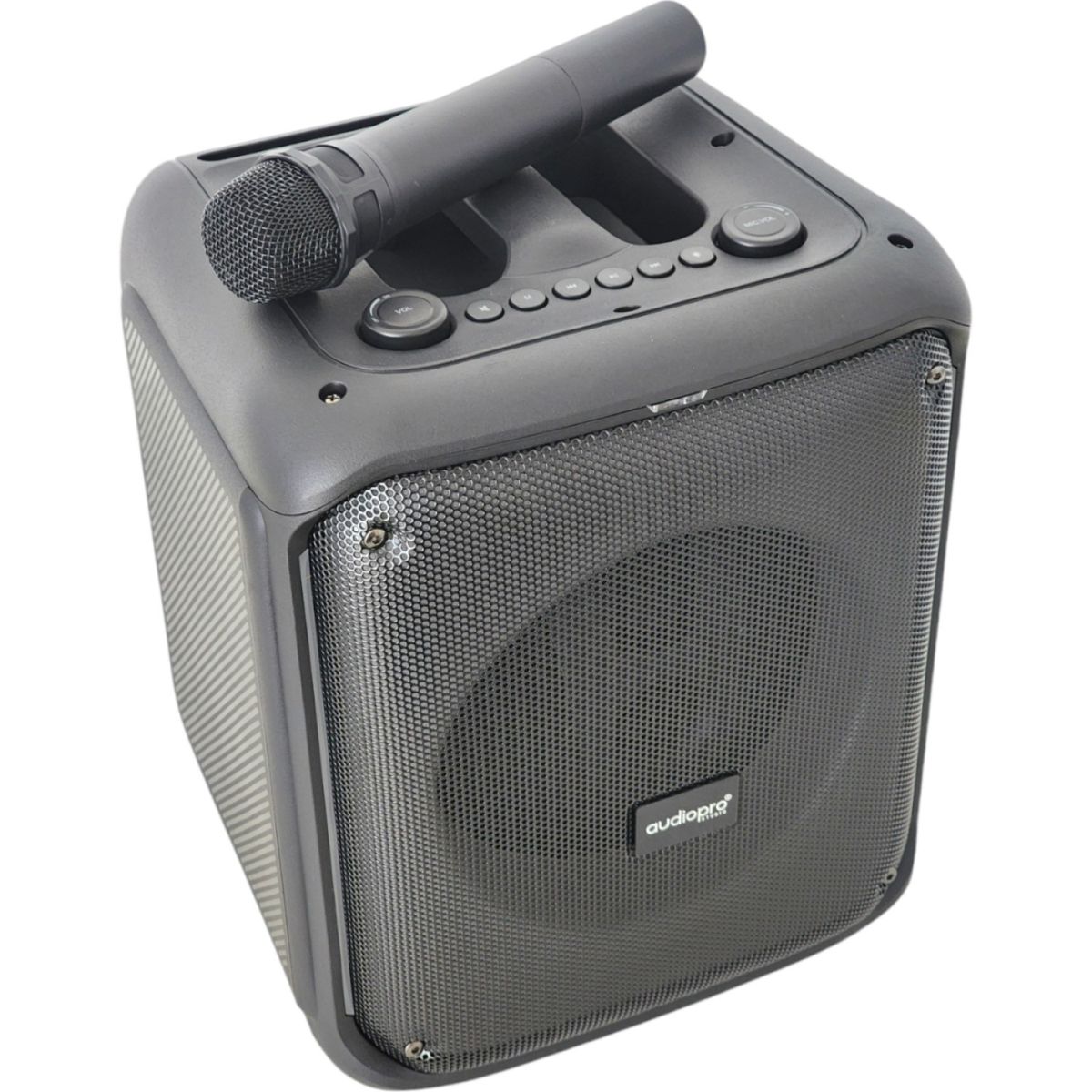 AUDIOPRO - Parlante Karaoke BT Portátil Micrófono RGB Audiopro AP02097