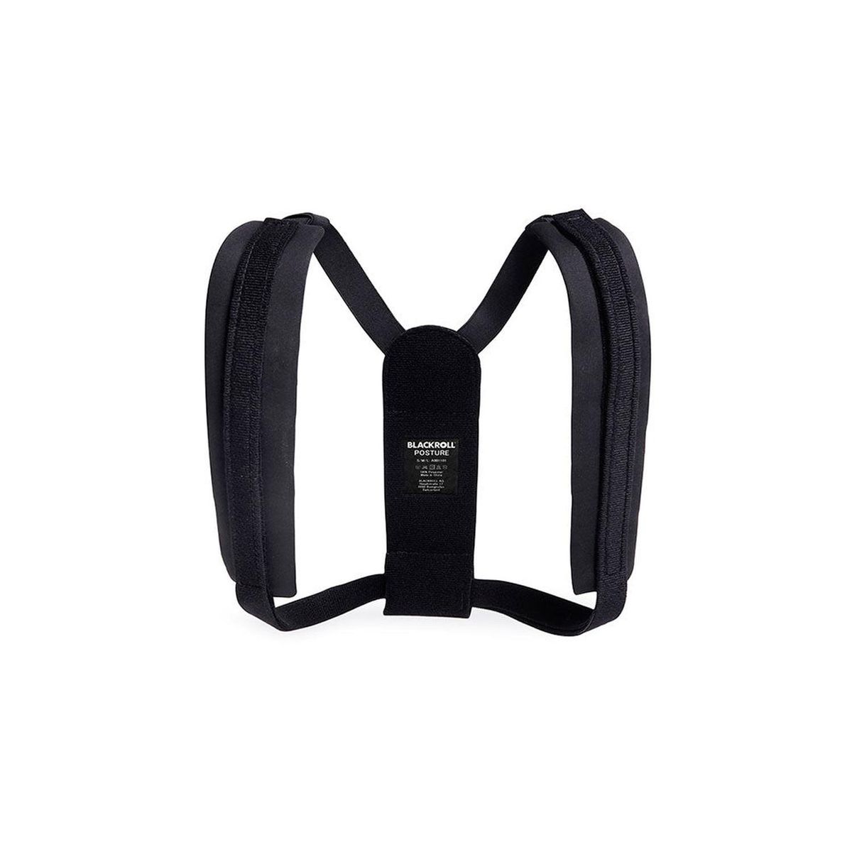 BLACKROLL - Corrector de Postura Ergonómico y Ajustable para Espalda Alta – Blackroll Posture - Negro - S/M/L