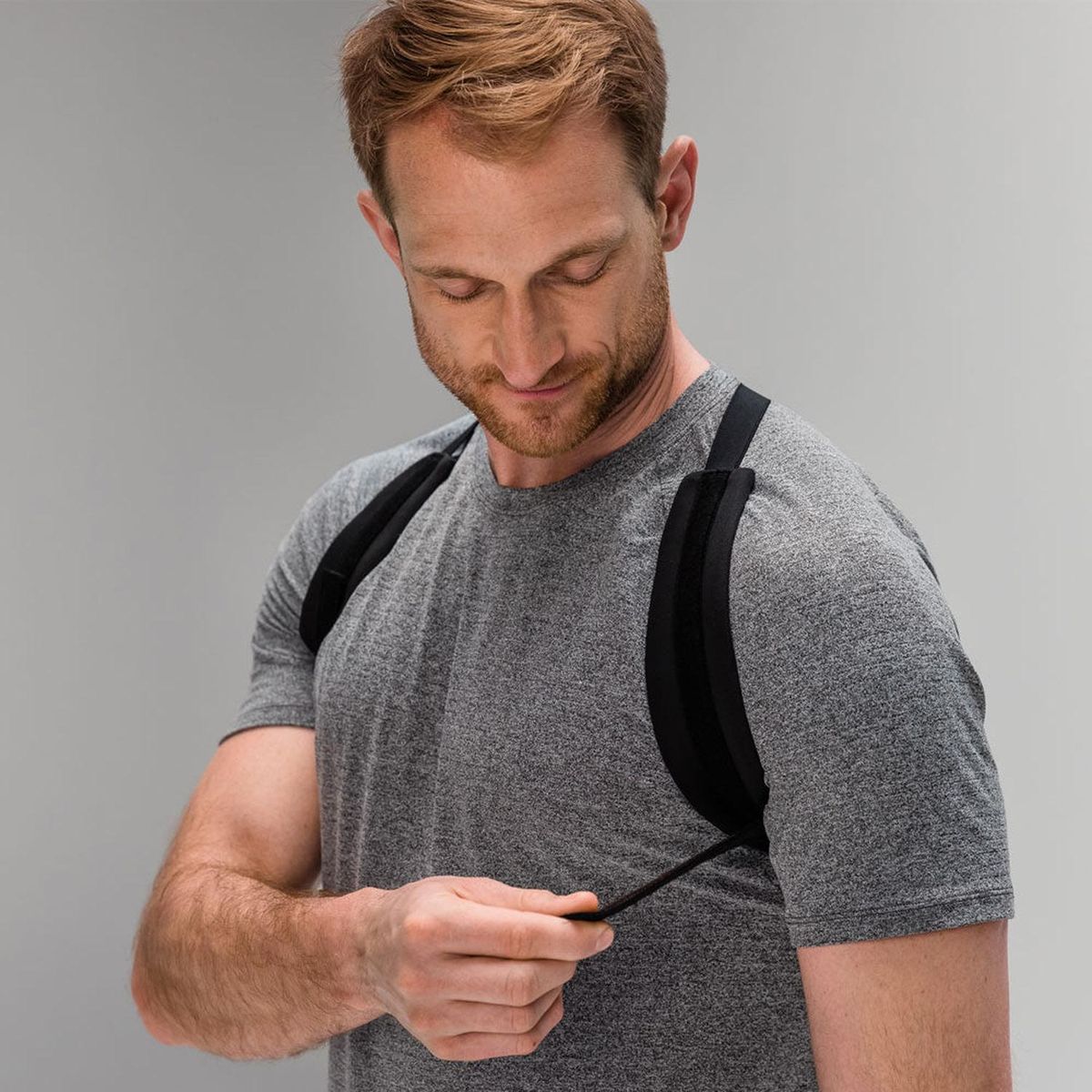BLACKROLL - Corrector de Postura Ergonómico y Ajustable para Espalda Alta – Blackroll Posture - Negro - S/M/L