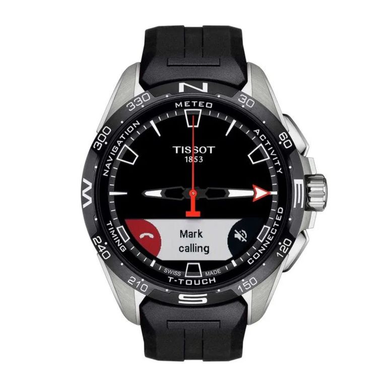 Reloj T-Touch Connect Solar 47.5mm T1214204705100 Negro 47