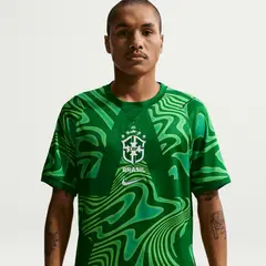 NIKE - Polera Brasil portero 2026 Stadium Verde Hombre