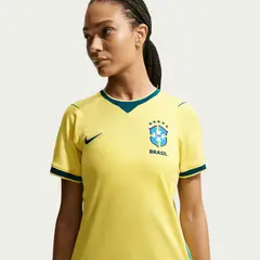 NIKE - Camiseta Brasil local 2026 Stadium Amarillo Mujer