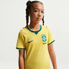 NIKE - Camiseta Brasil local 2026 Stadium Amarillo Unisex niños