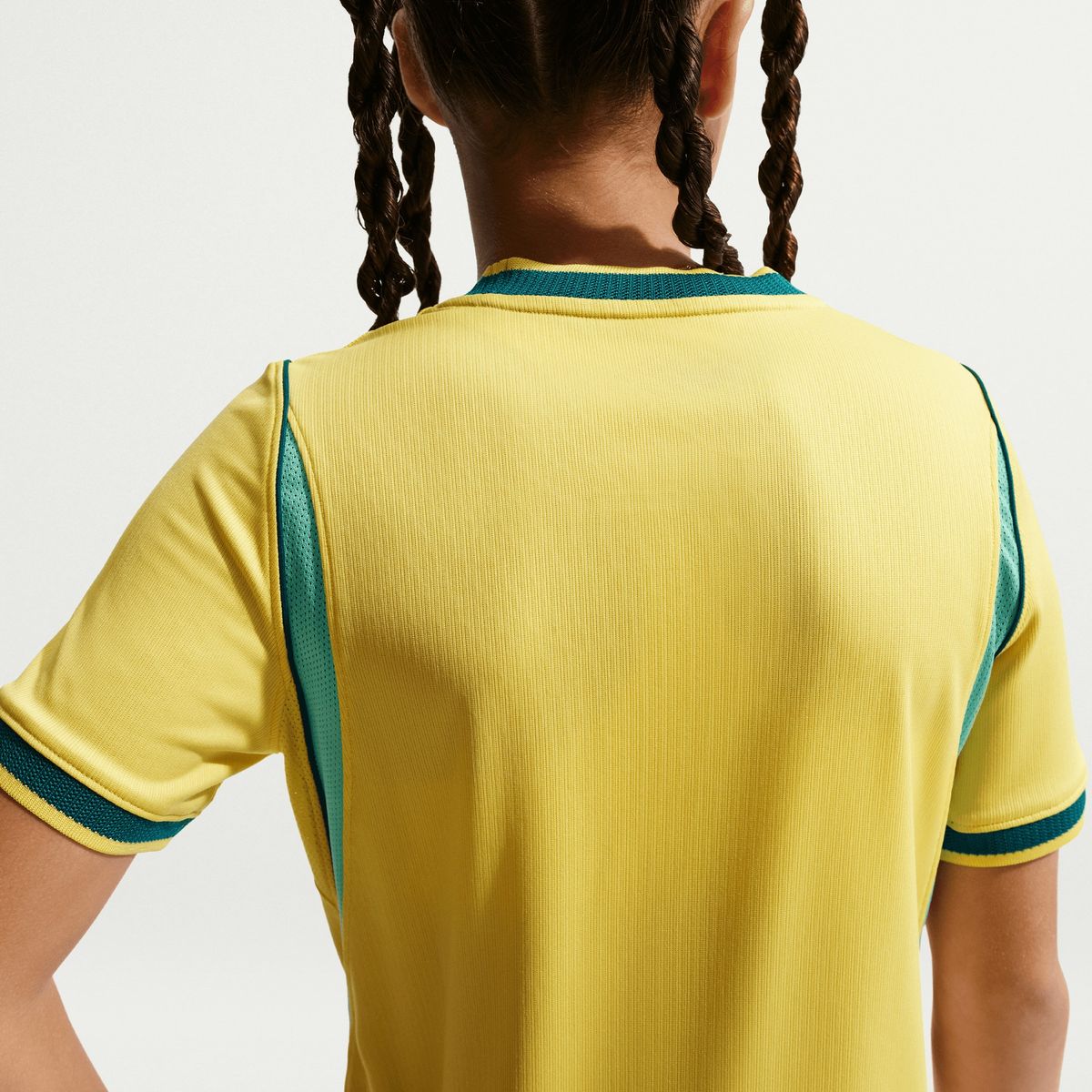 NIKE - Camiseta Nike Brasil local 2026 Stadium Amarillo Unisex niños