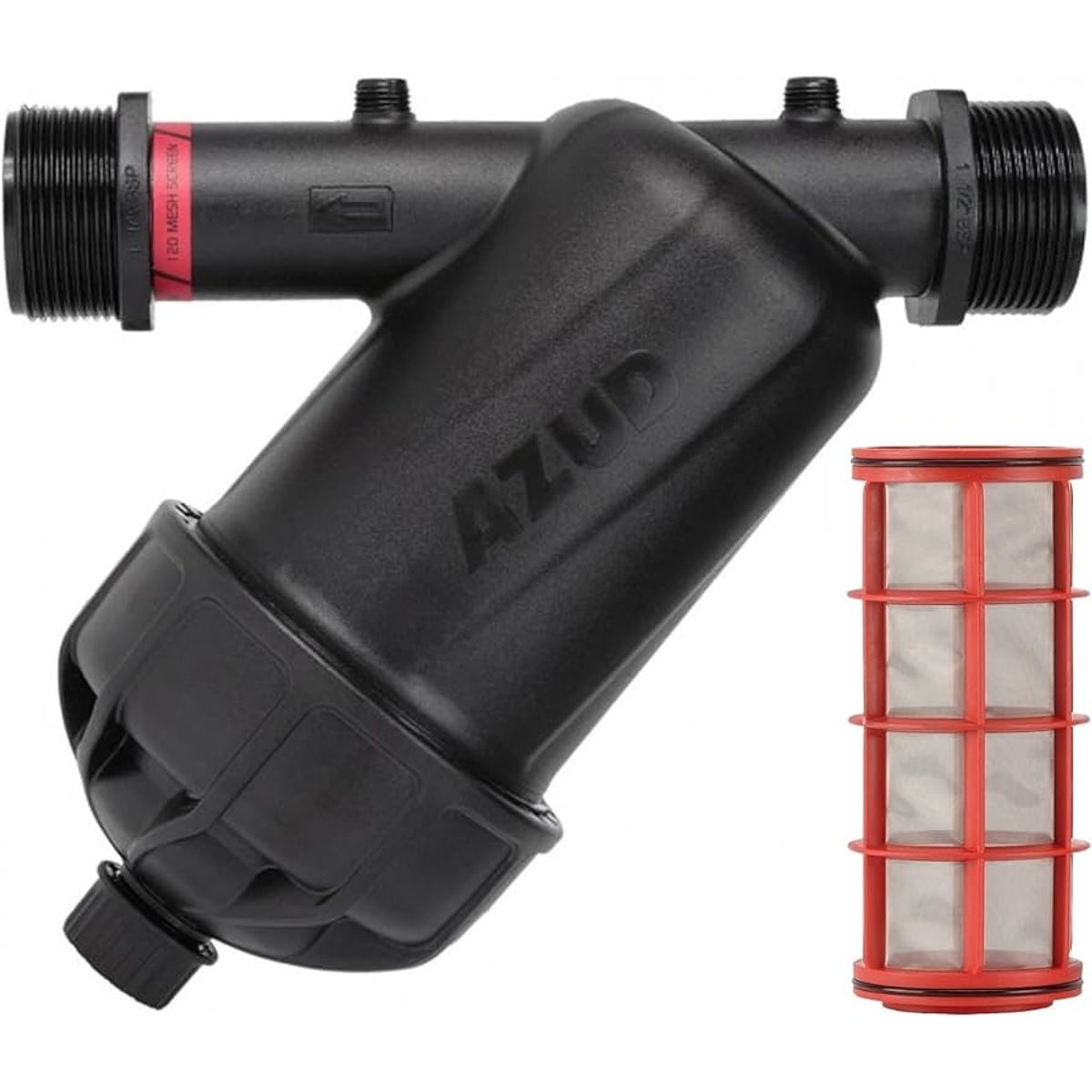 GENERICO - Filtro Riego 11/2 malla acero Inox 130 micron 14m3/h Azud
