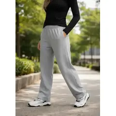 AGW - Pantalón Buzo Recto 100% Algodón Mujer