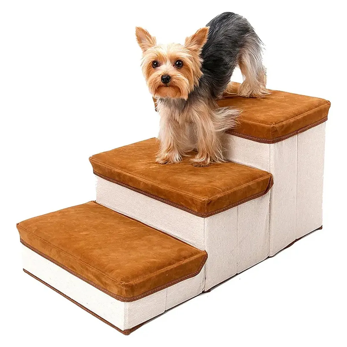 GENERICO - Escalera Plegable para Mascotas Pequeñas de 3 Pisos