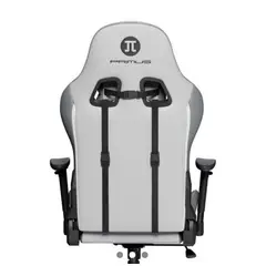 PRIMUS GAMING - Silla Gamer Primus Ergonómica Reclinable 135° Gris Claro con Cojines y Apoyabrazos 2D hasta 120 kg