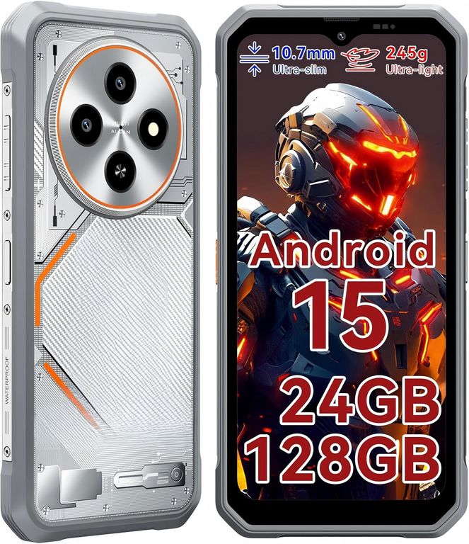 BLACKVIEW FORT 2 Celular 24GB+128GB 5000mAh 16MP Android 15 Smartphone