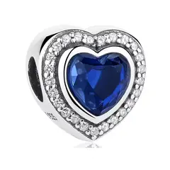 TODOJOYAS - Charm Dije Plata 925 Corazón del Océano