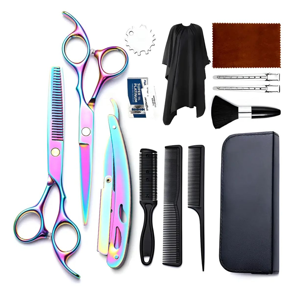 GENERICO - Set Tijera Cortar Pelo Entresacadora Cabelloaccessories