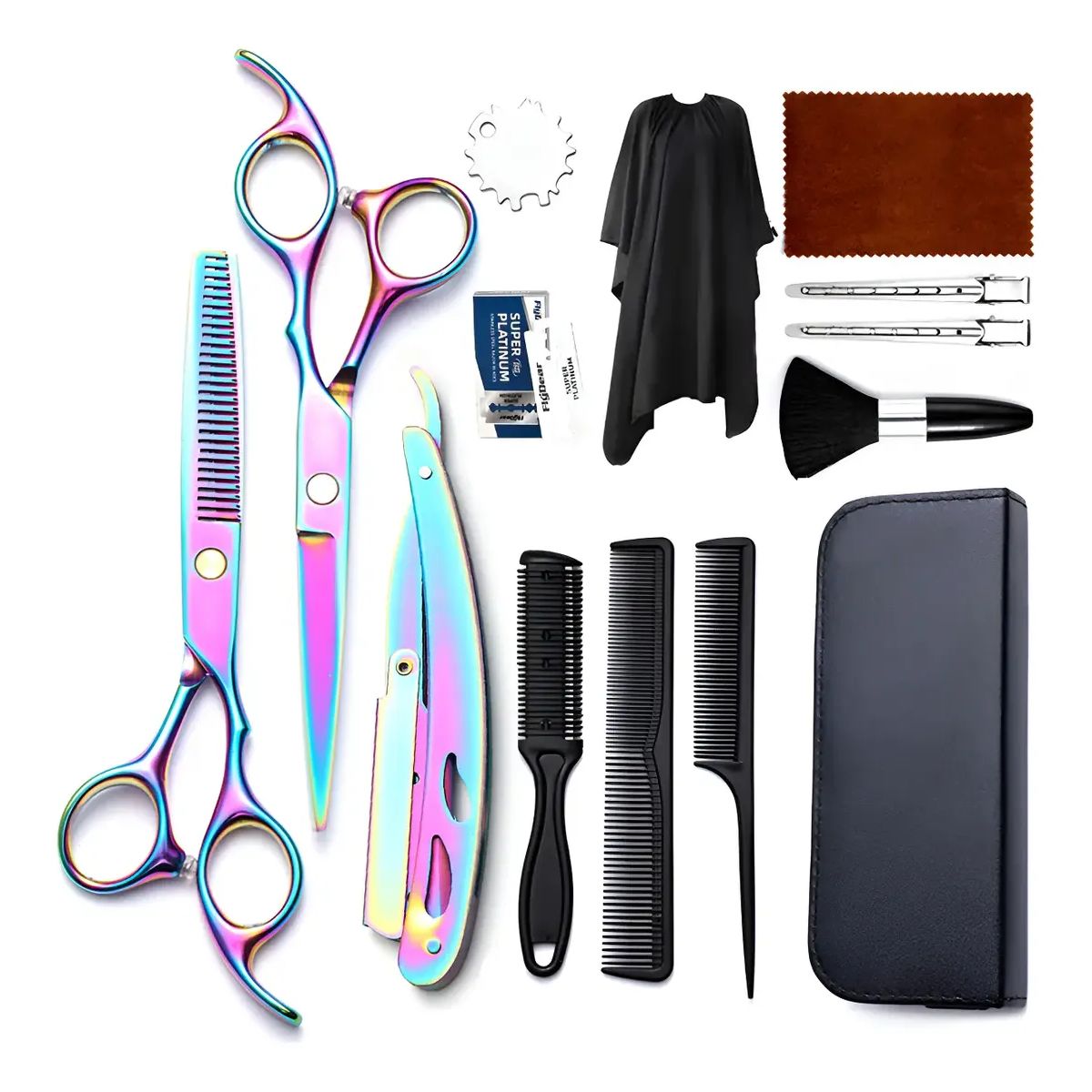 GENERICO - Set Tijera Cortar Pelo Entresacadora Cabelloaccessories