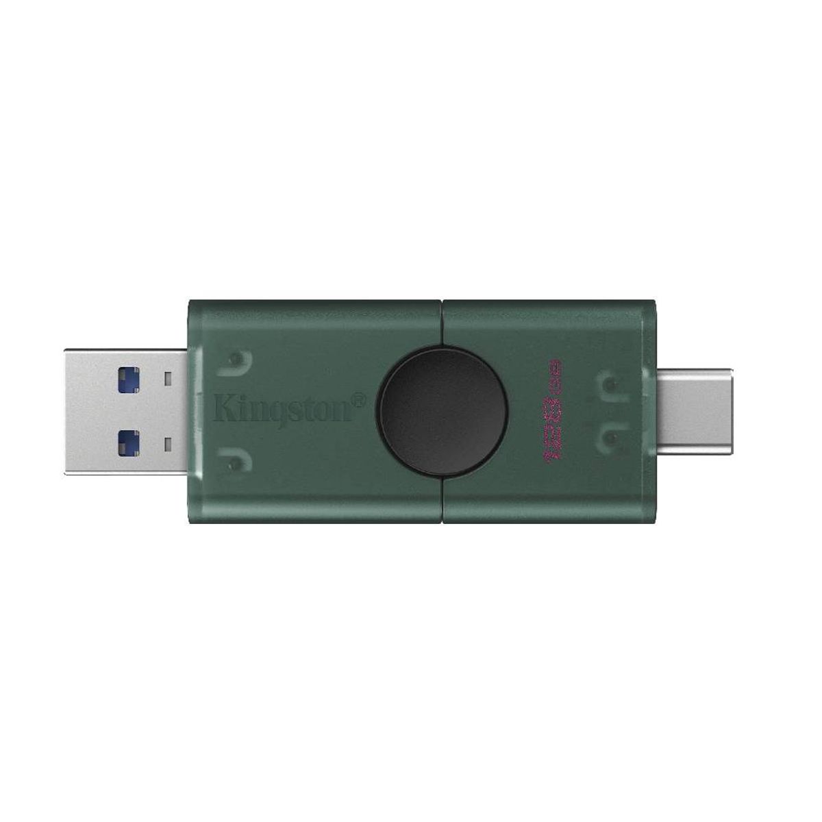 KINGSTON - Kingston Data Traveler Duo Pendrive, 128GB, DTDEG2, USB, Tipo-A y Tipo-C