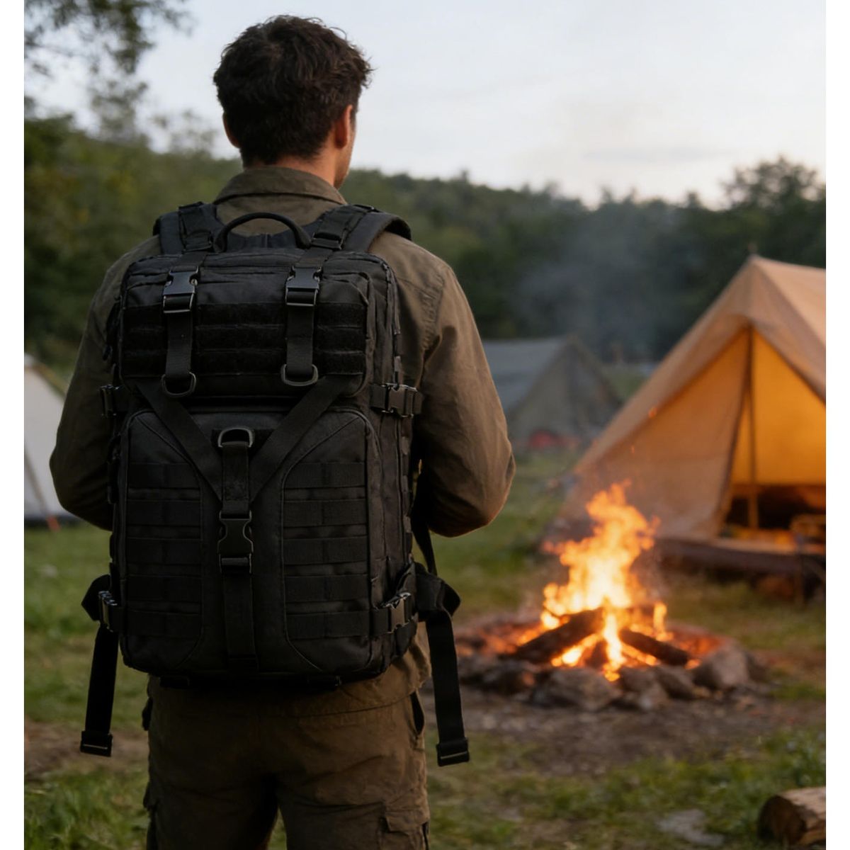 ATURE - Mochila de Senderismo y Montaña de 45 Litros Impermeable