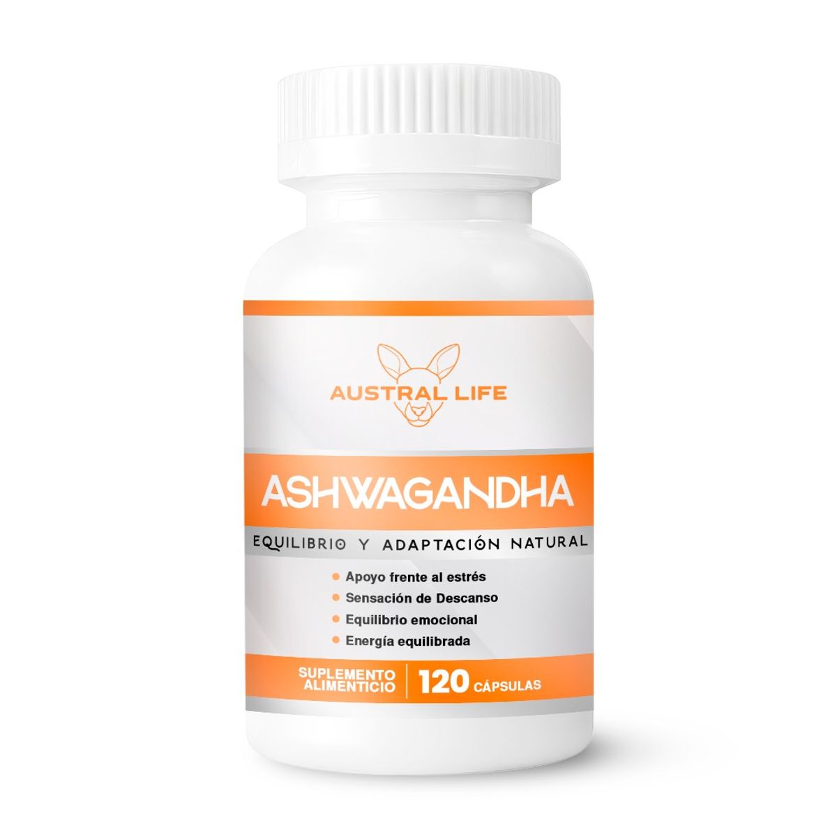 AUSTRAL LIFE - Ashwagandha 1000mg - 120 Cápsulas - Austral Life