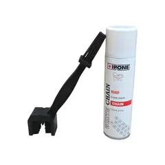 IPONE - Kit de lubricante de cadena + cepillo