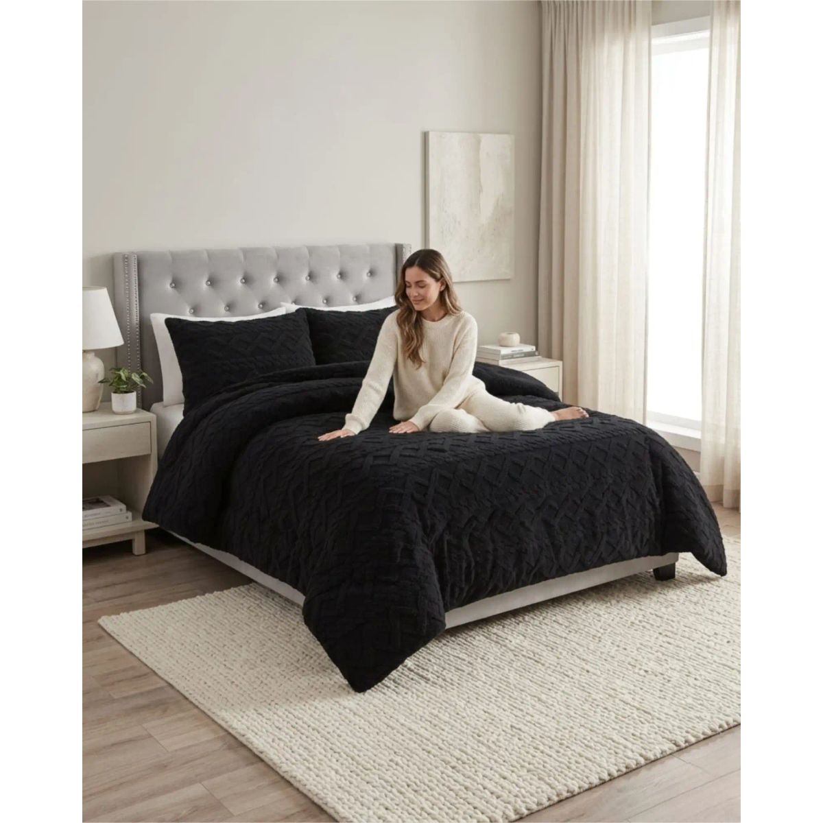 GENERICO - Cobertor Trenzado De Chiporro Suave King