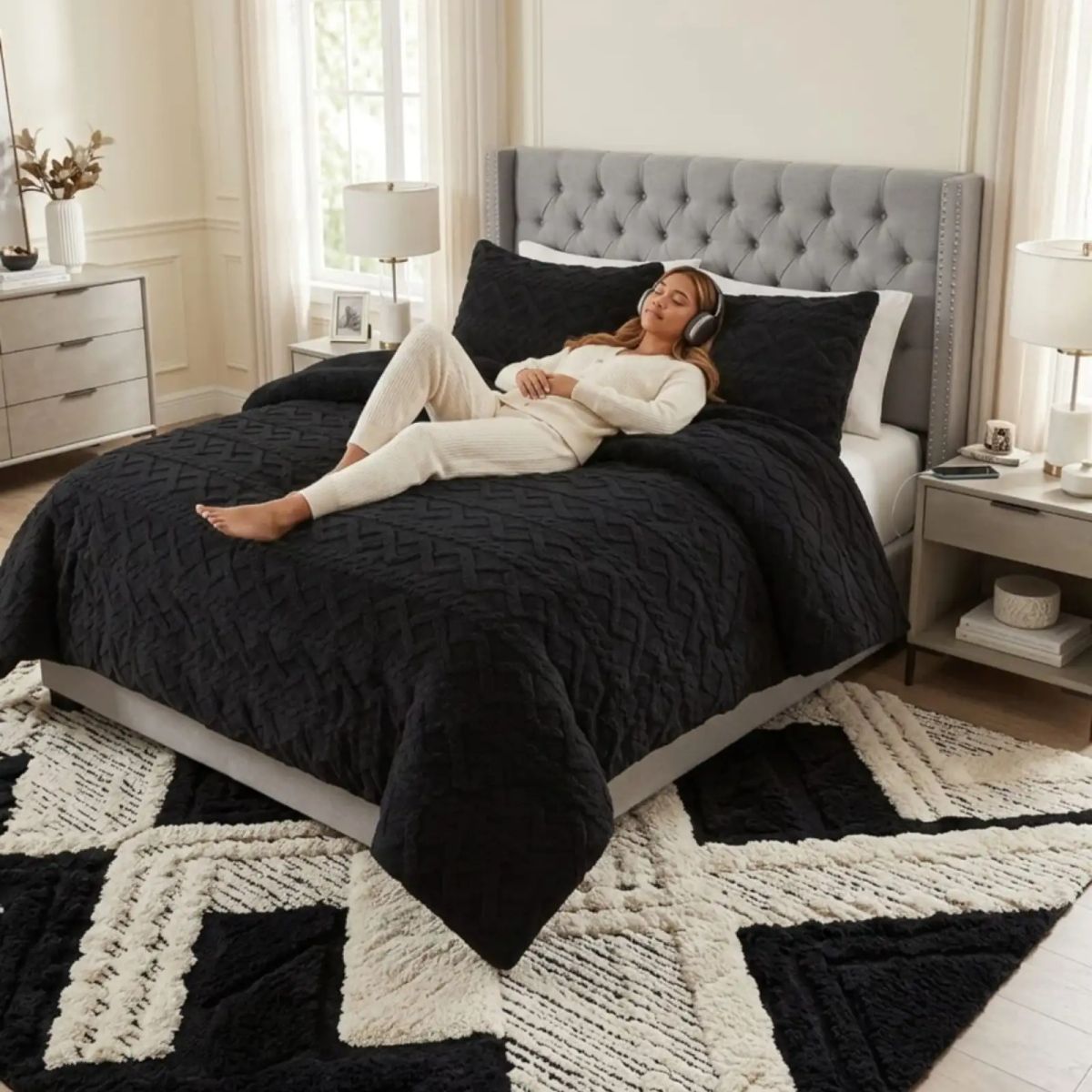 GENERICO - Cobertor Trenzado De Chiporro Suave King