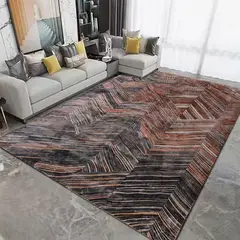 GENERICO - ALFOMBRA PARA LIVING ANTIDESLIZANTE CON DISEÑOS TRIDIMENCIONALES