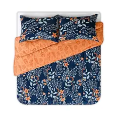 CANNON - Plumon Reversible 2 Plazas Estampado