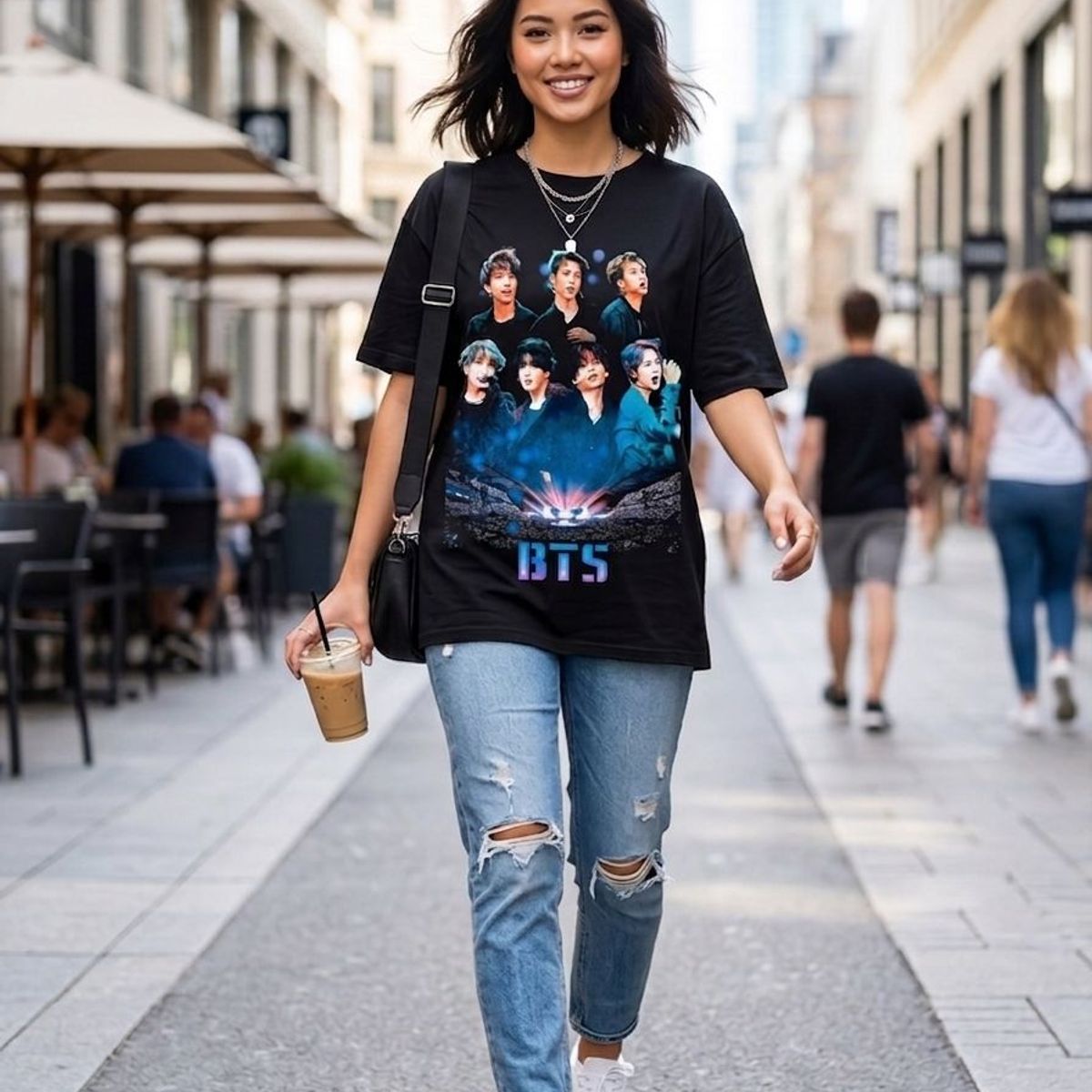 ROLY - Polera Kpop Bts Tour 2026 Santiago L