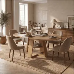 HOMER DESIGN - Mesa Comedor Isidora Extendible 110-150cm Con Almacenamiento