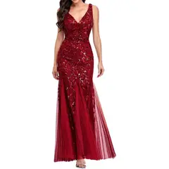 TIOZONEY - Vestidos de famosas Rojo