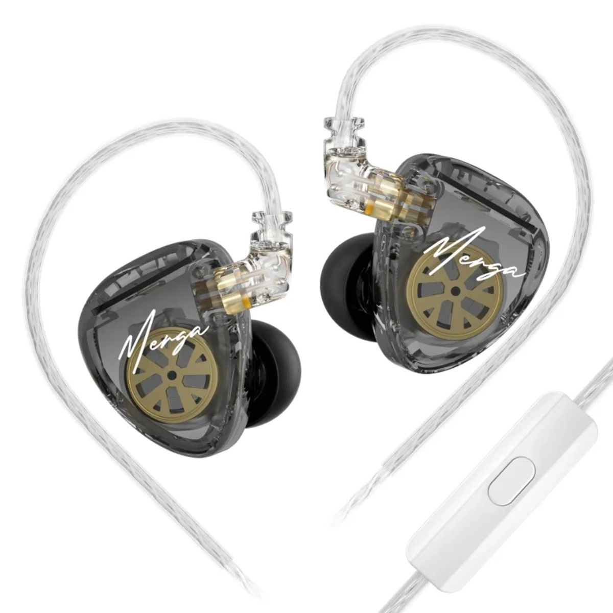 KZ - Auriculares intrauditivos Hifi KZ Merga con doble controlador dinámico